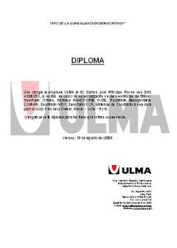 Certificado de ULMA