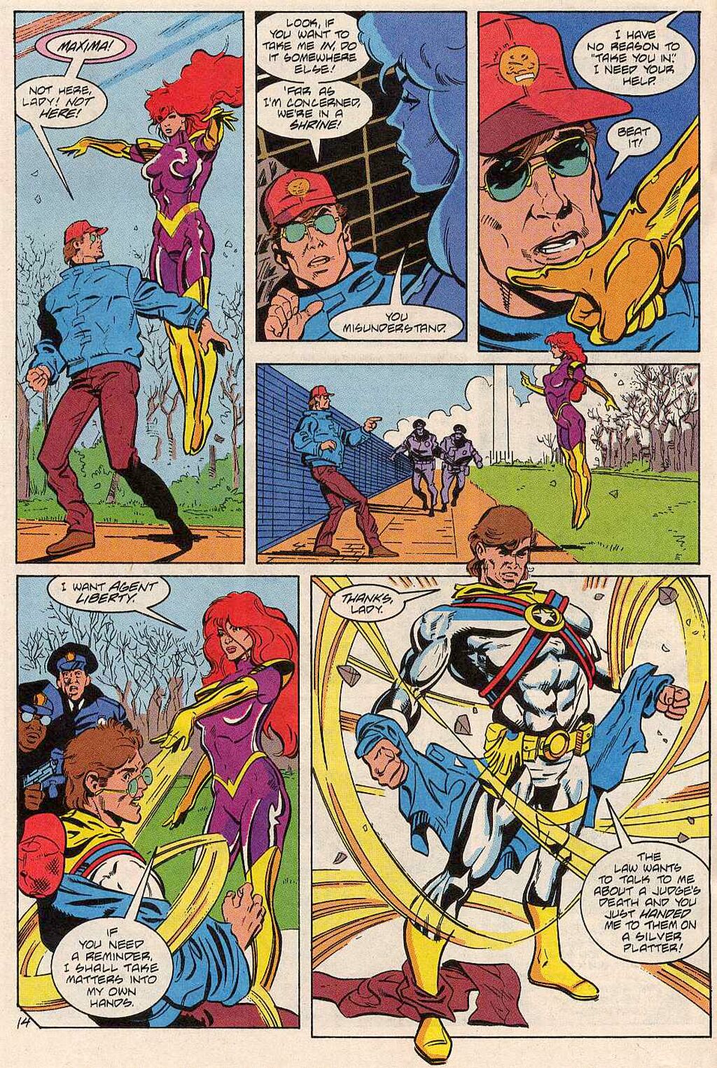 Read online Justice League America comic -  Issue #71 - 17