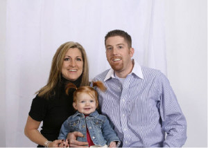 One Year Family Photo
