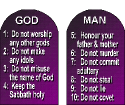 The Ten Commandments of Our Lord