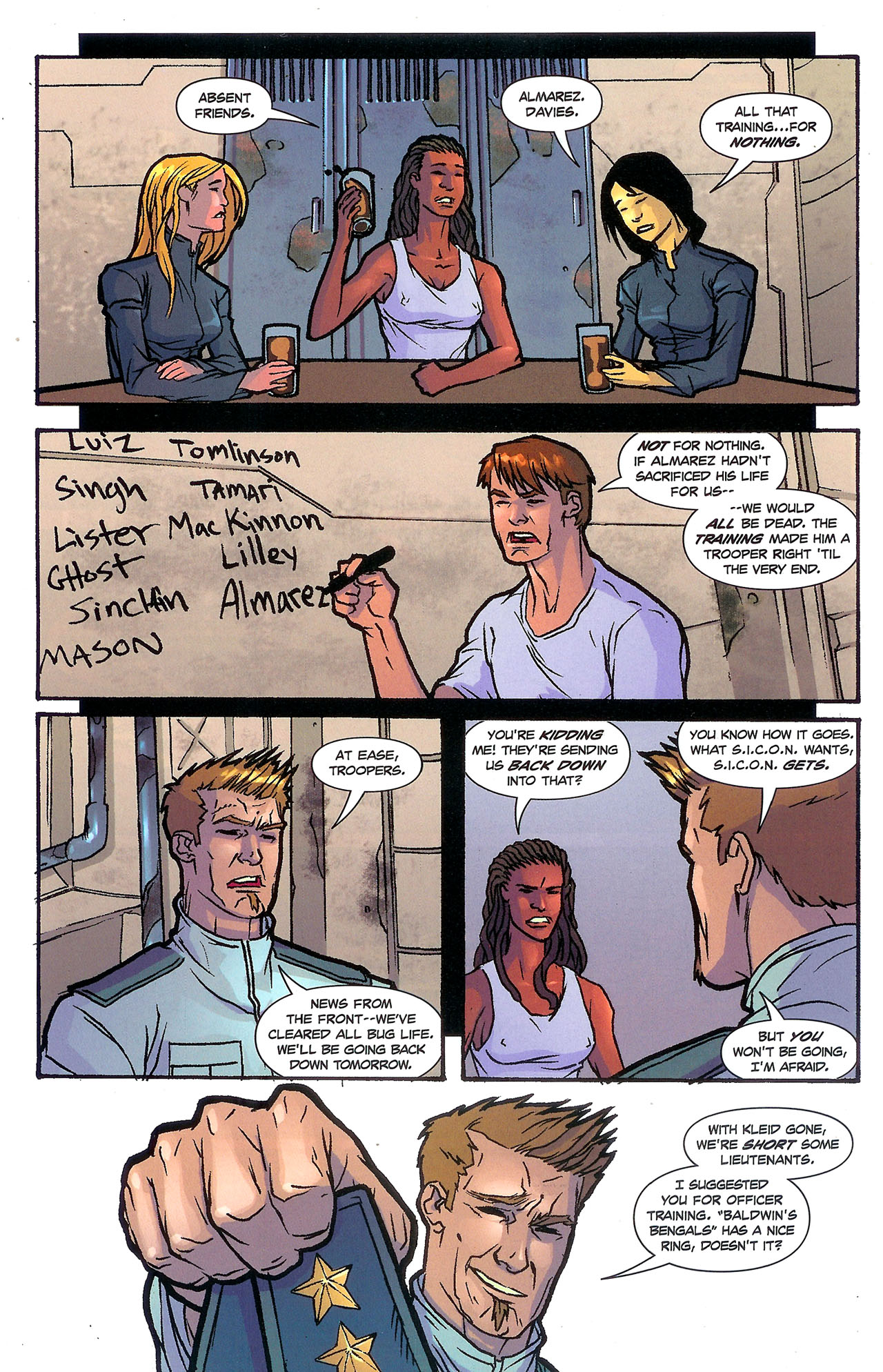 Read online Starship Troopers (2007) comic -  Issue #4 - 21