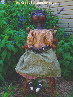 Primitive Doll, Raggedyrhondas, Raggedy Rhondas, air dry clay