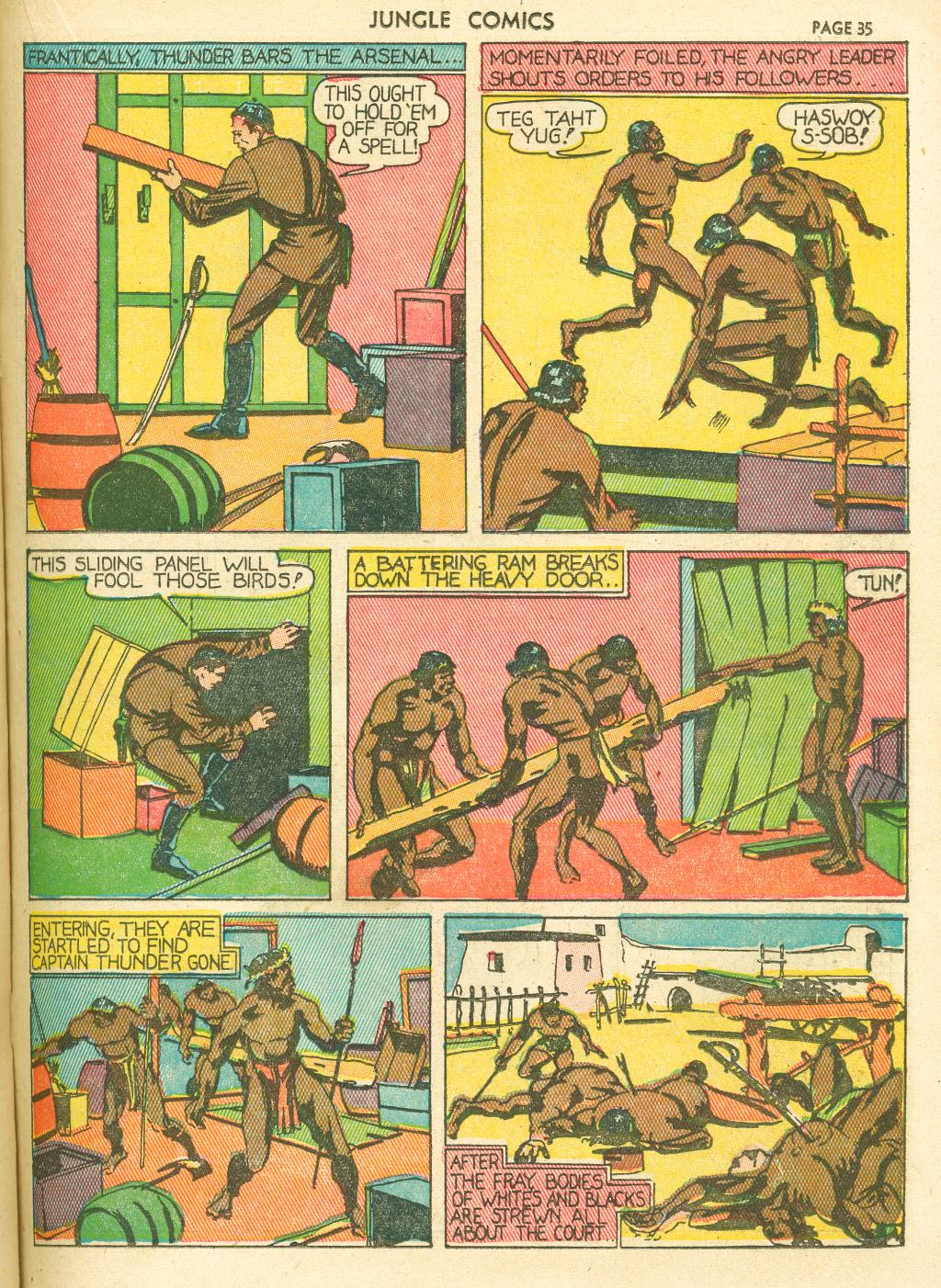 Read online Jungle Comics comic -  Issue #4 - 38