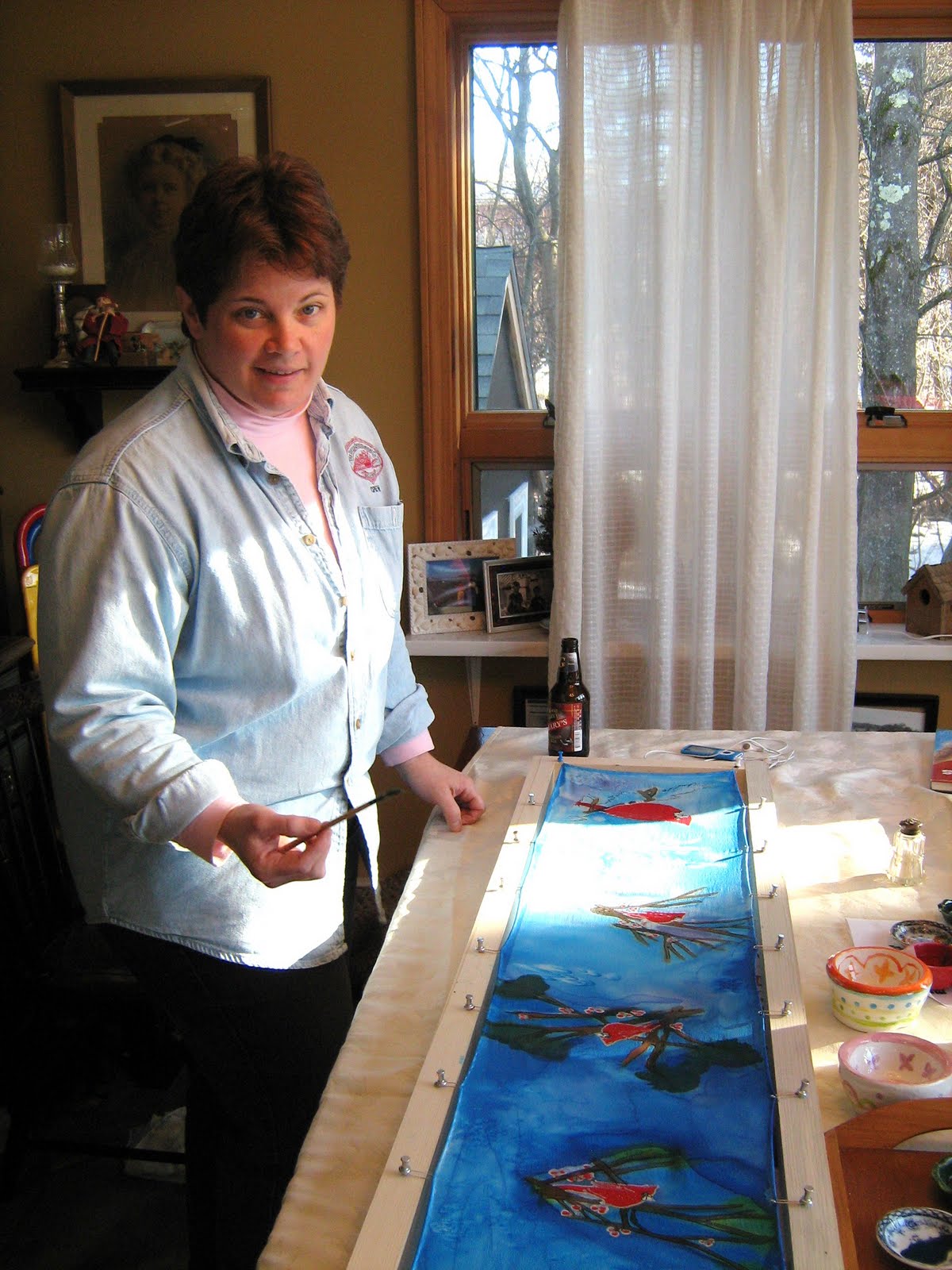 Waters Edge Silks Silk Painting Class