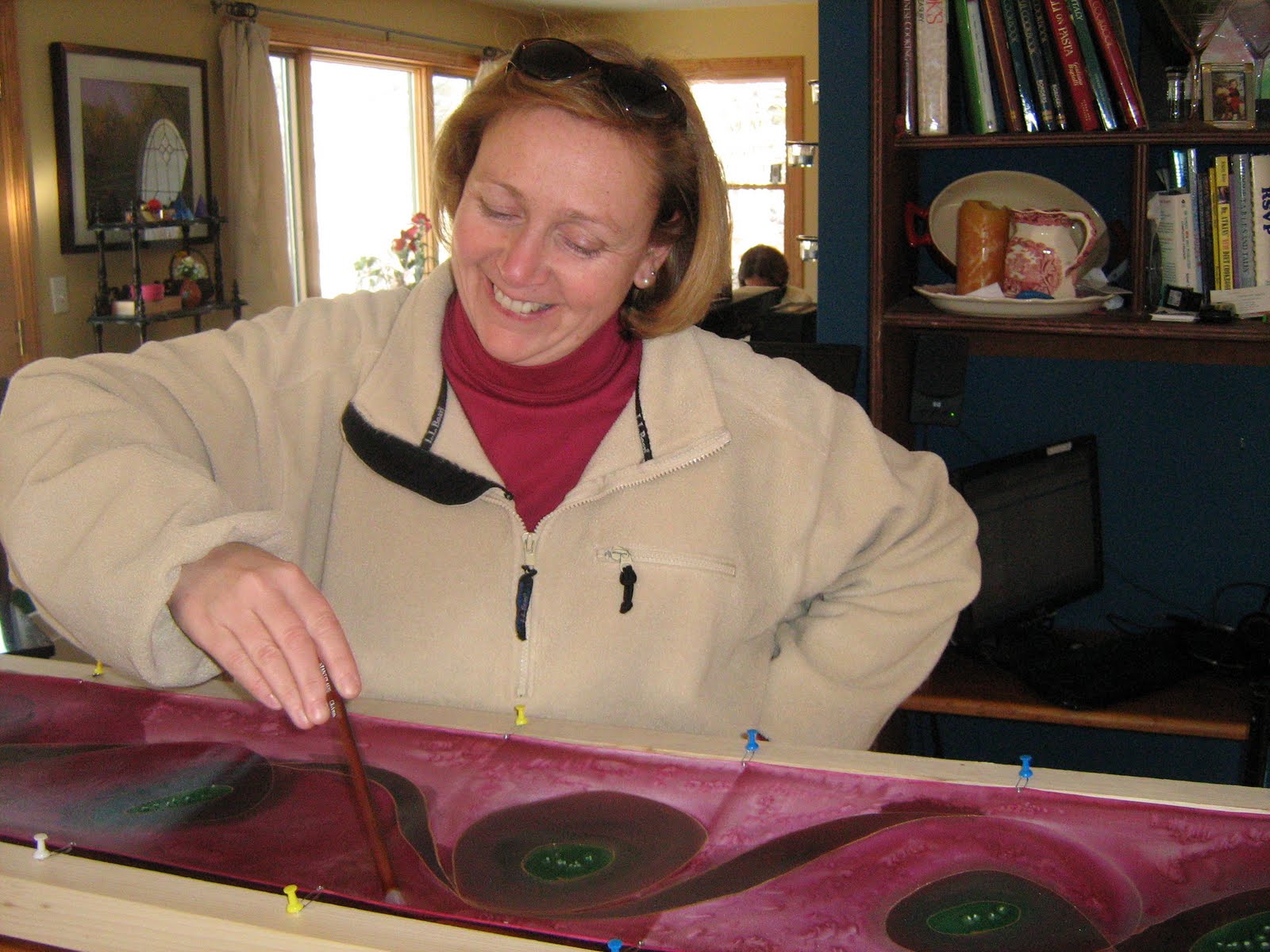 Waters Edge Silks Silk Painting Class