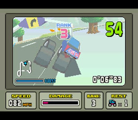 Stunt Race FX (Wildtrax) SNES 1994