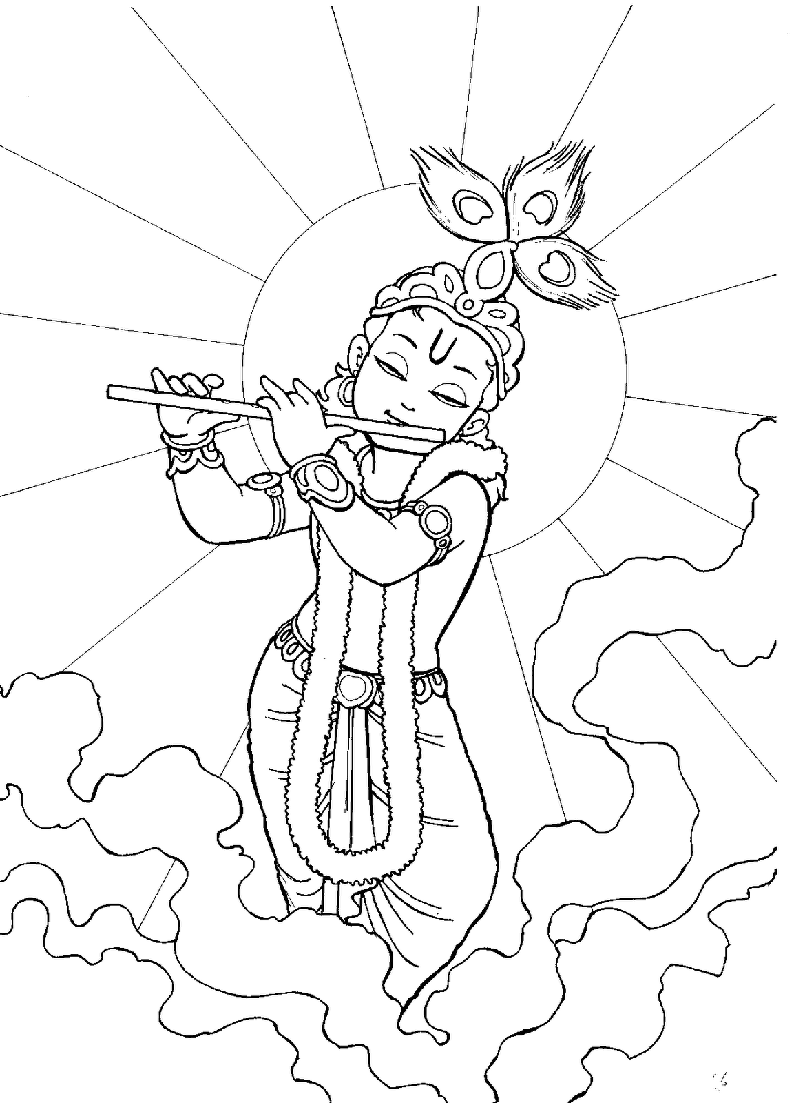 Pencil Drawing Little Krishna pencildrawing2019