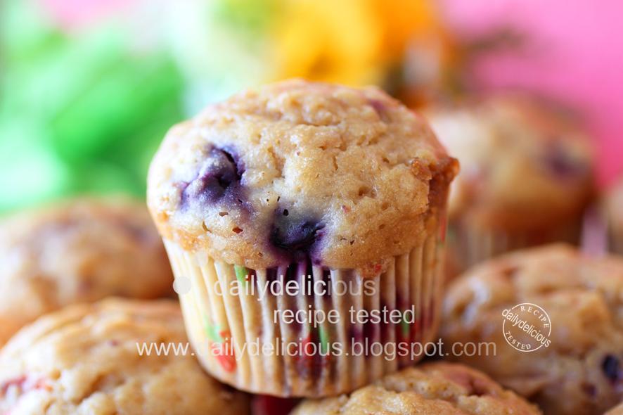 dailydelicious Great for your health muffin Berry and yogurt muffins