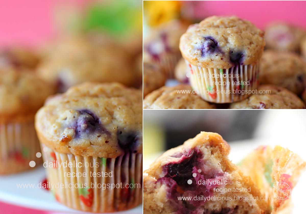 dailydelicious Great for your health muffin Berry and yogurt muffins