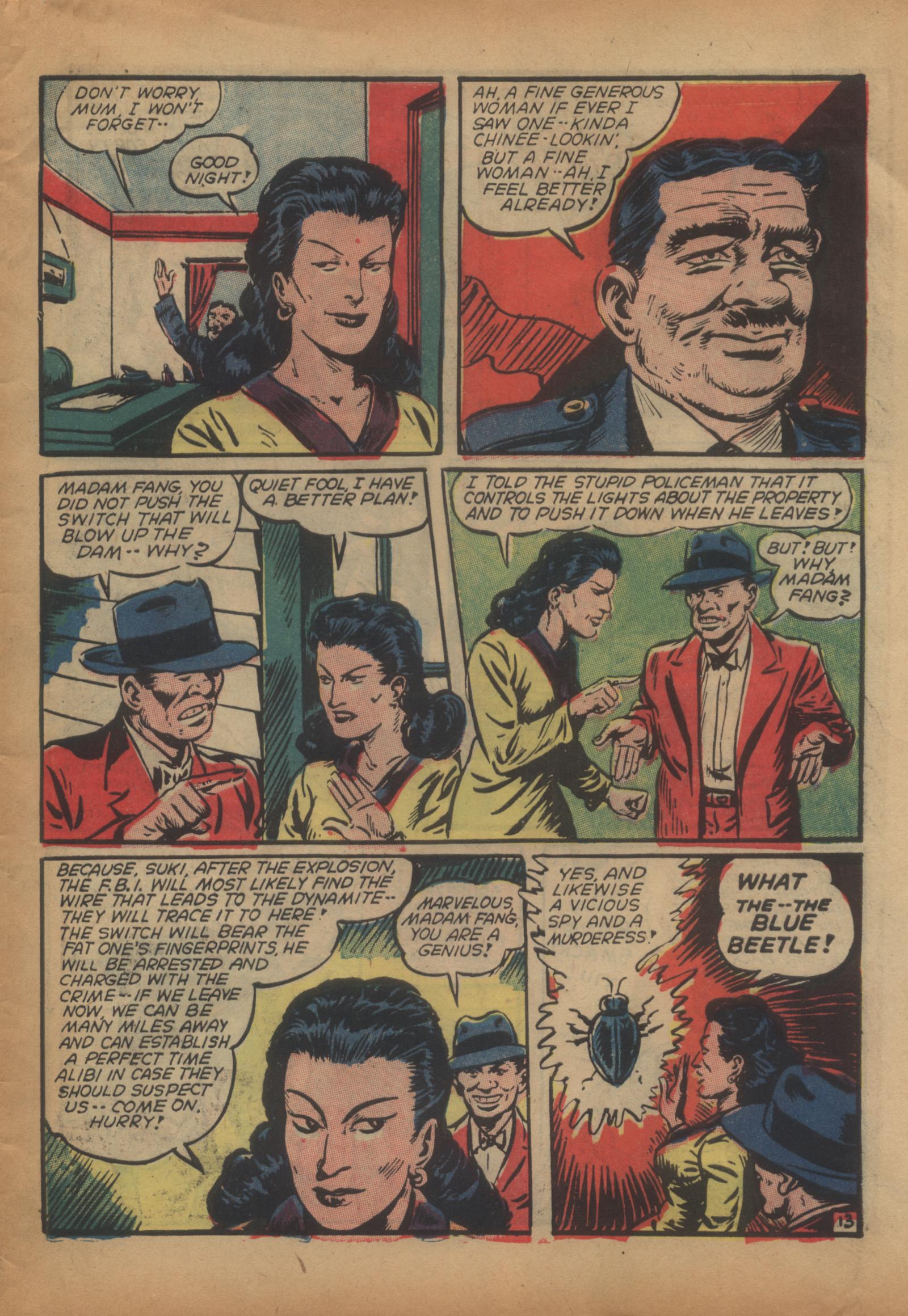 Read online The Blue Beetle comic -  Issue #15 - 15