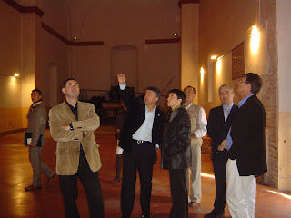 Visita de las autoridades a la antigua Iglesia de la Concepción