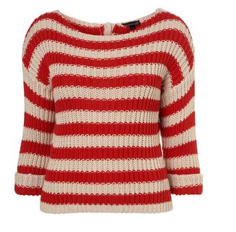 Stripes | Striped jumper, Clothes design, Red jumper