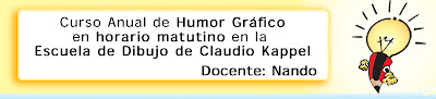 Banner Nuevo Curso de Humor Gráfico por Nando