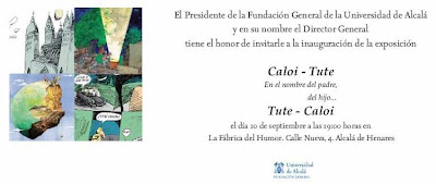 En nombre del Padre, del Hijo... la expo de Caloi y Tute en Alcalá de Henares