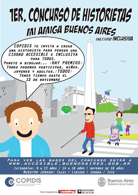 Primer concurso de historieta ´Mi amiga Buenos Aires, una ciudad inclusiva´