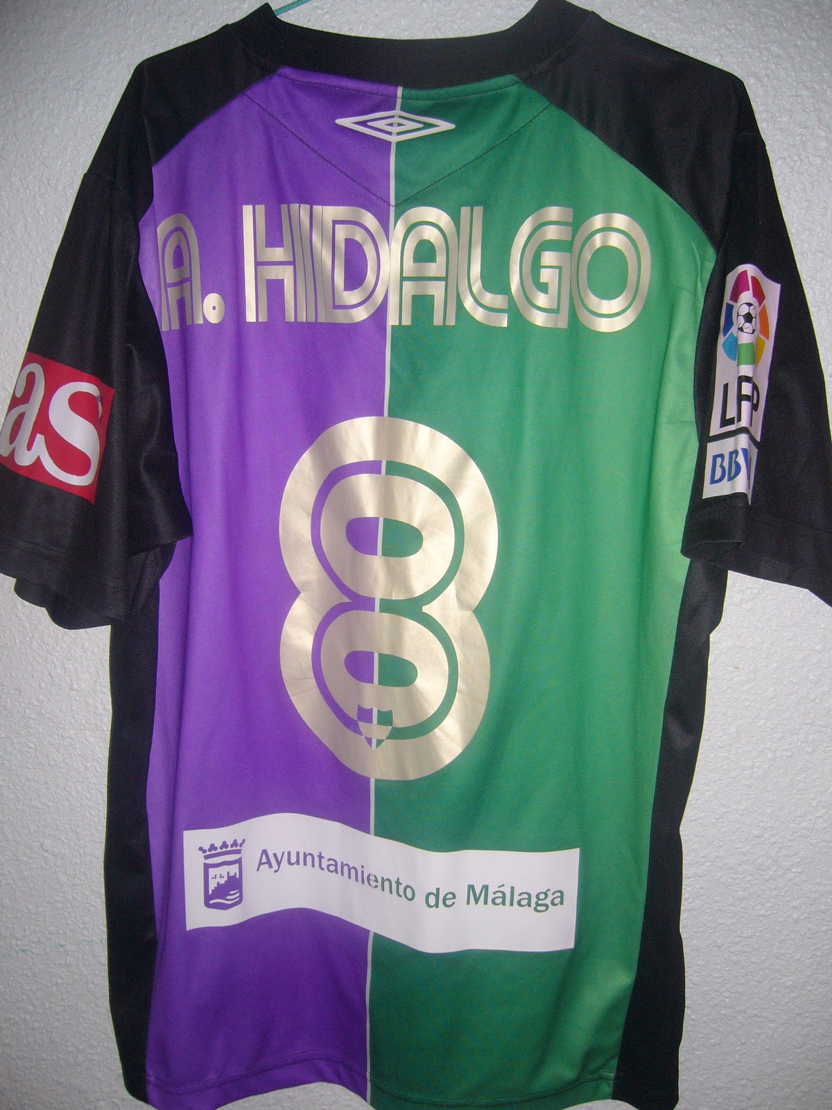 Mi colección de camisetas de fútbol: 2ª Camiseta Málaga C.F. 2006-2007 ...