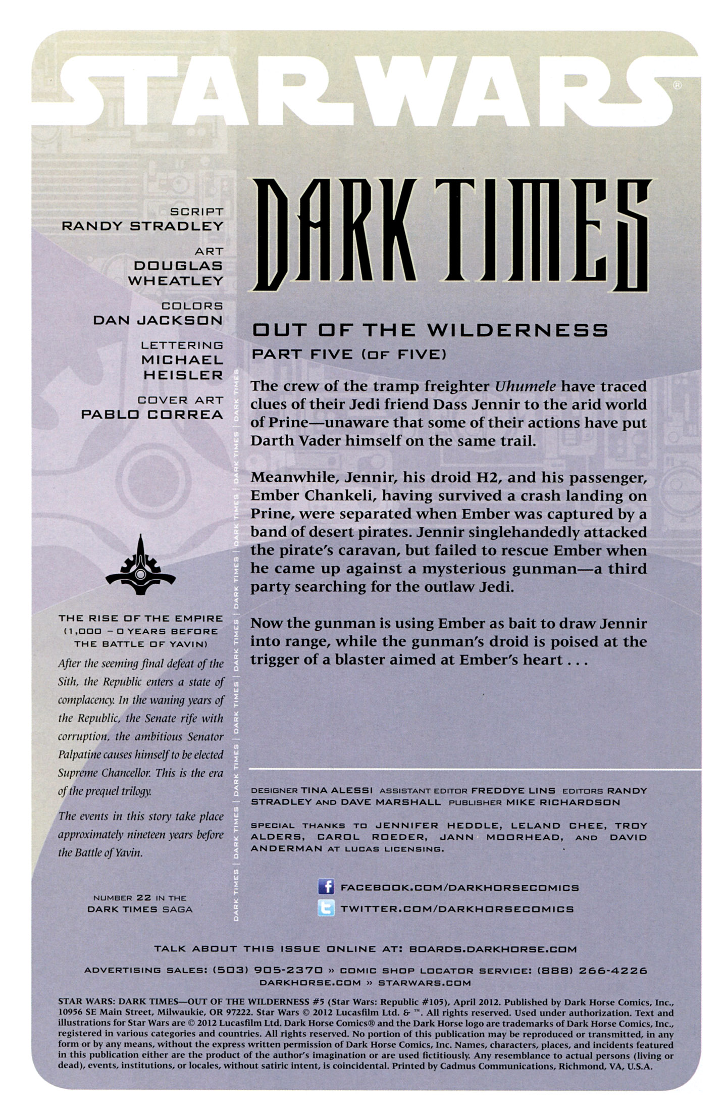 Read online Star Wars: Dark Times - Out of the Wilderness comic -  Issue #5 - 2