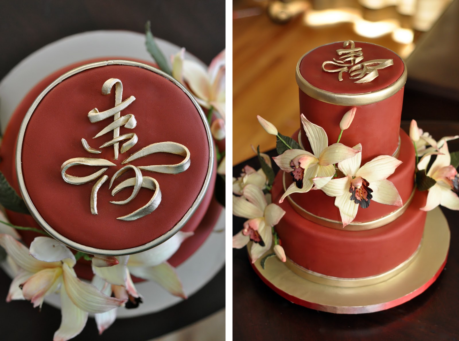Chinese Longevity Birthday Cake Chinese Longevity Birthday Cake