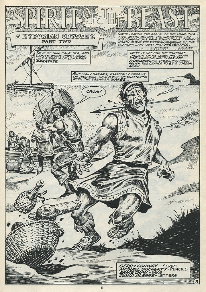 Read online The Savage Sword Of Conan comic -  Issue #167 - 7