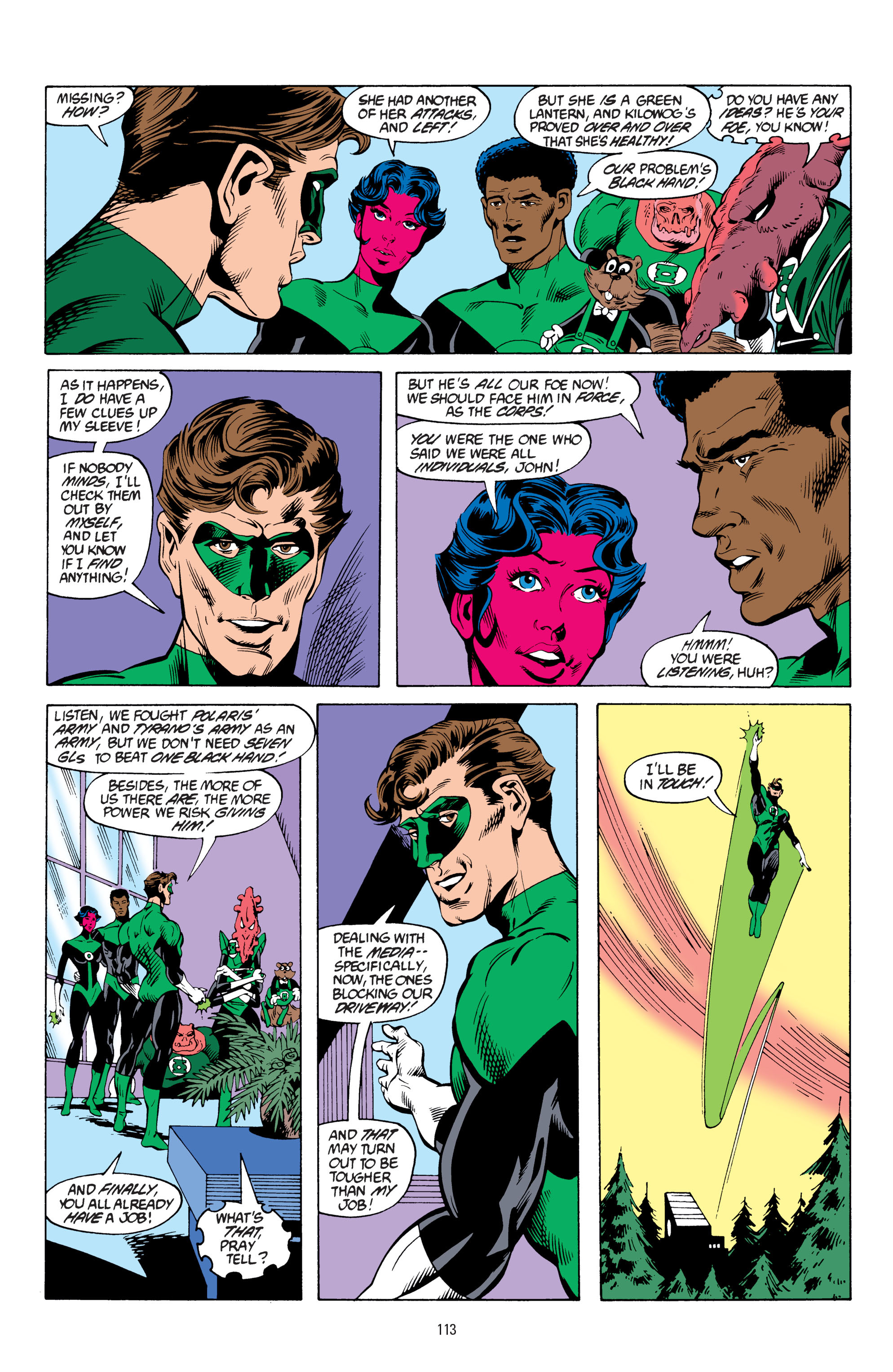Read online Tales of the Green Lantern Corps comic -  Issue # _TPB 3 - 114