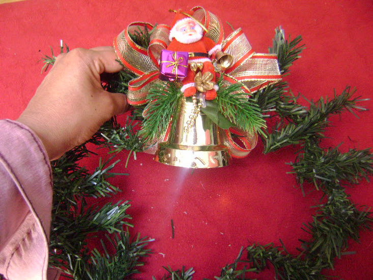 Navidad: Corona para puerta