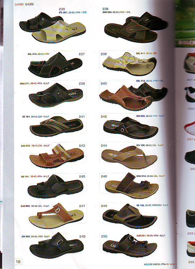 Etalase Yuli: Koleksi Sendal Pria