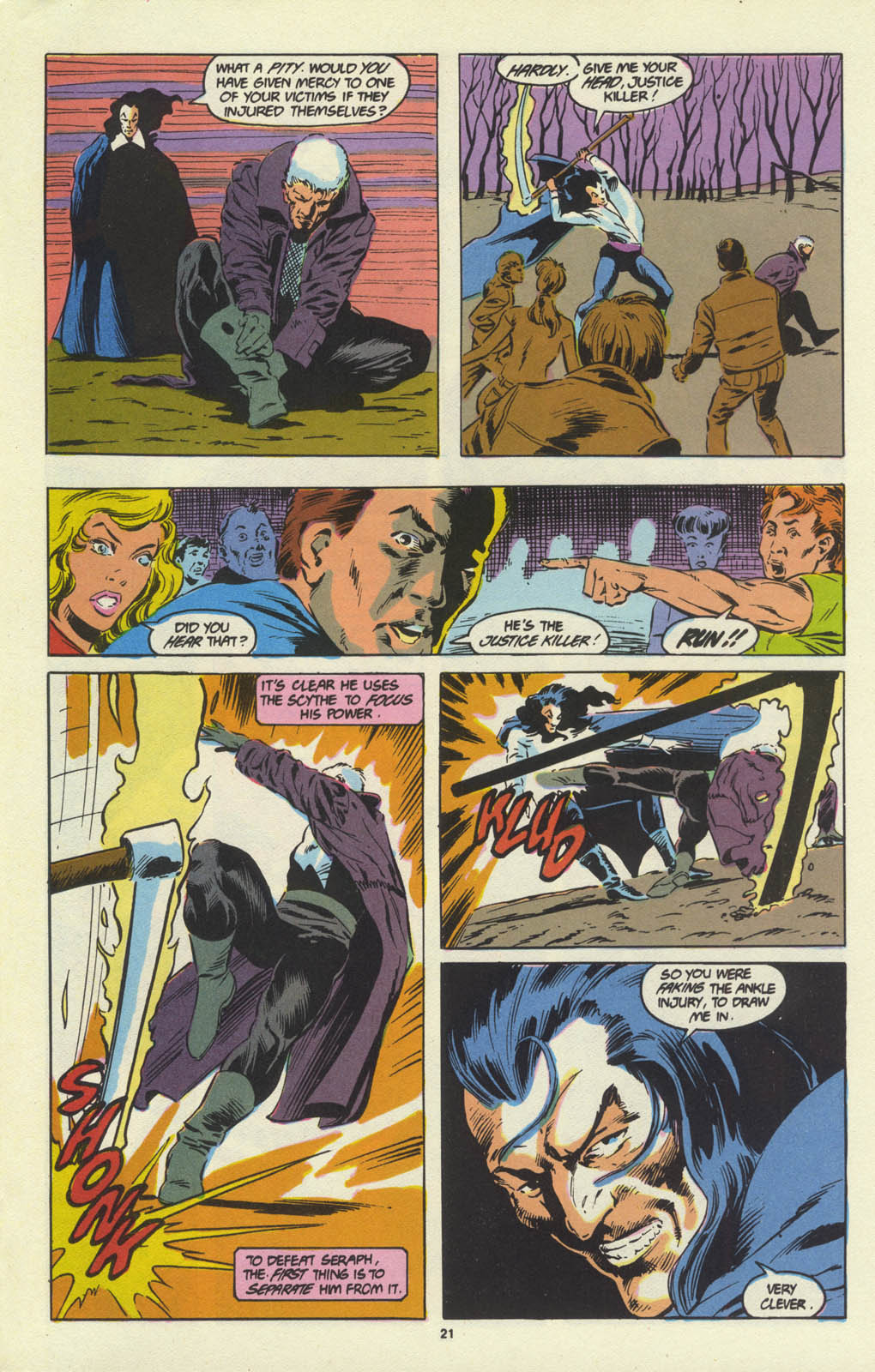 Read online Justice (1986) comic -  Issue #20 - 22