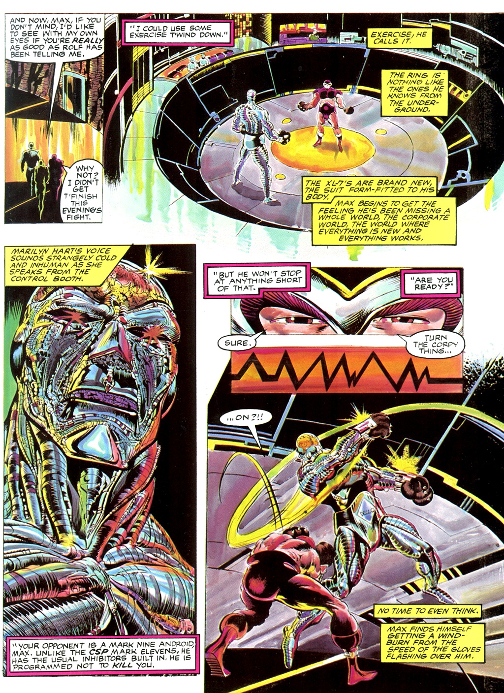 Read online Marvel Graphic Novel comic -  Issue #8 - Super Boxers - 35
