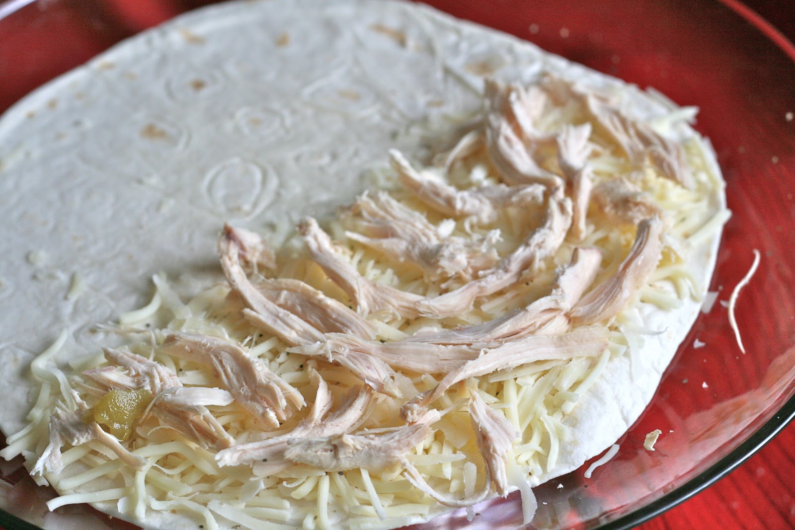 Bake a holic Toasted Green Chili and Chicken Quesadillas