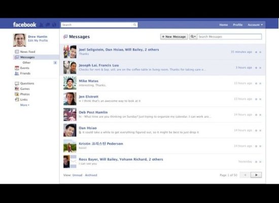 Baru! Facebook Messages - Fitur Email Facebook | Cheat Engine | Hack