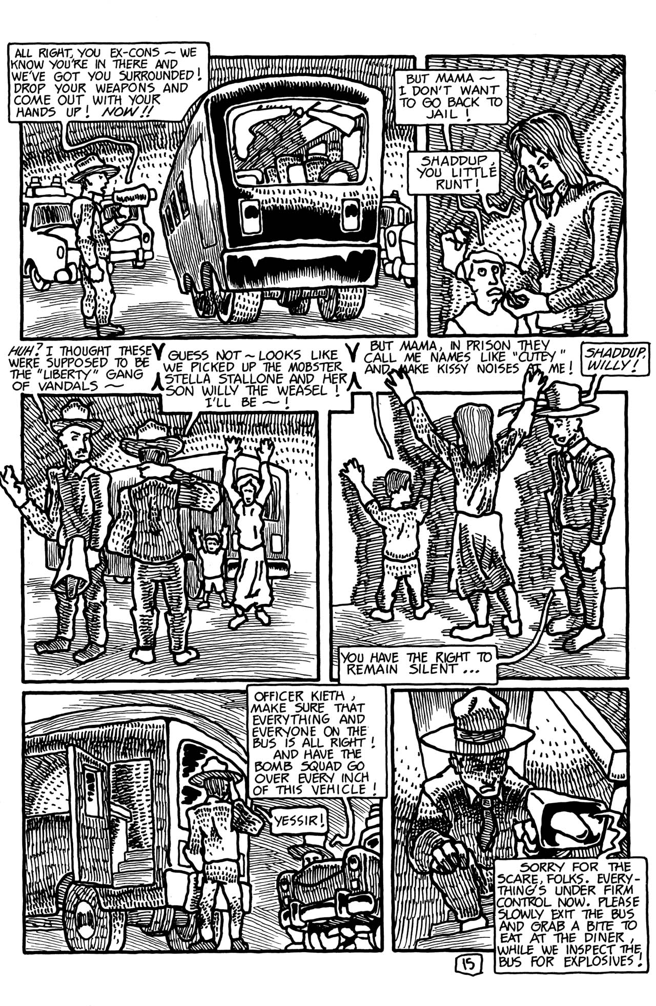 Read online Adolescent Radioactive Black Belt Hamsters comic -  Issue #5 - 17