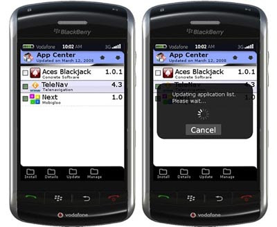 blackberry storm software