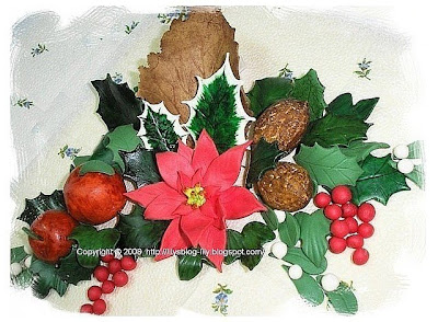 Decor pentru Tort de Craciun/Christmas Cake Decoration