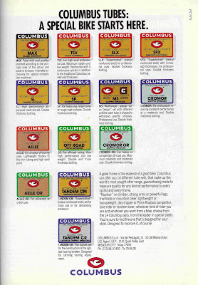 columbus cromor tubing