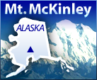 Mount McKinley, located in southern Alaska