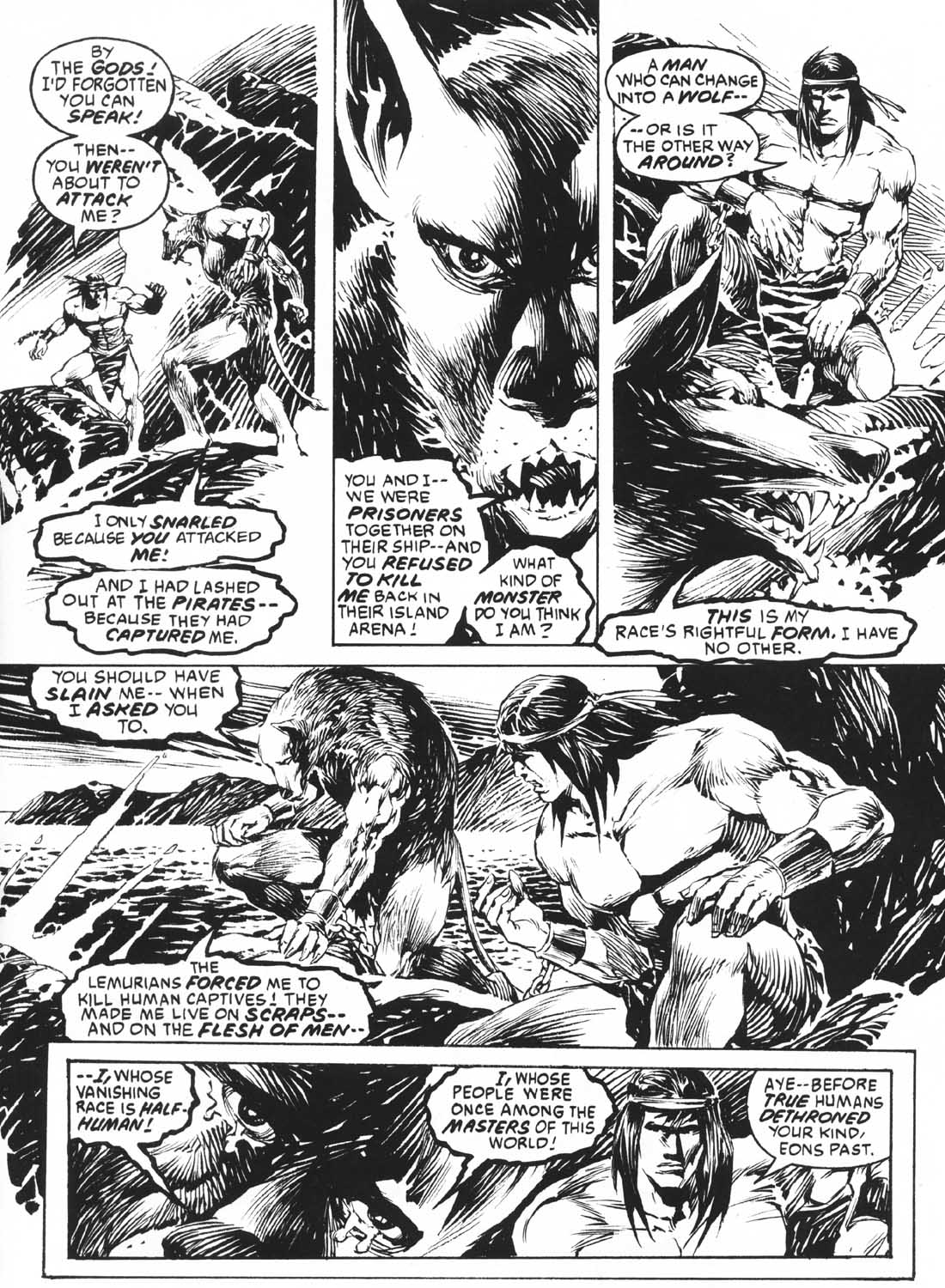 Read online The Savage Sword Of Conan comic -  Issue #232 - 56