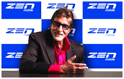 Amitabh Bachchan Brand Ambassador Zen Mobiles