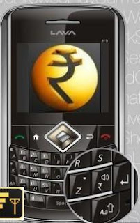 Lava B5 Indian Rupee Symbol Phone