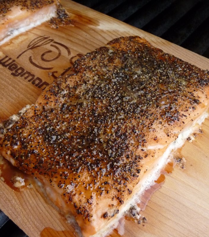 Christine's Cuisine Brown Sugar Salmon on a Cedar Plank