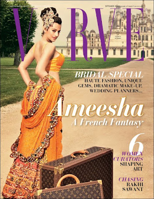 Ameesha Patel on cover of Verve this September