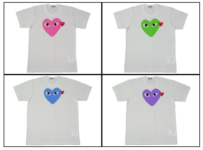 NUMBER 3: PLAY COMME des GARÇONS NEW DESIGNS - AVAILABLE NOW