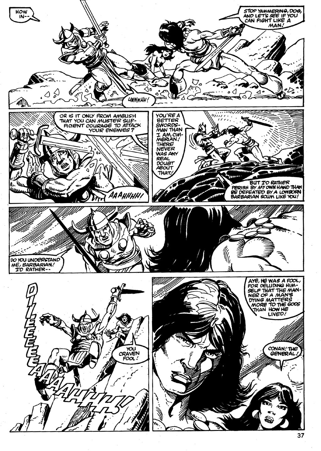 Read online The Savage Sword Of Conan comic -  Issue #86 - 37