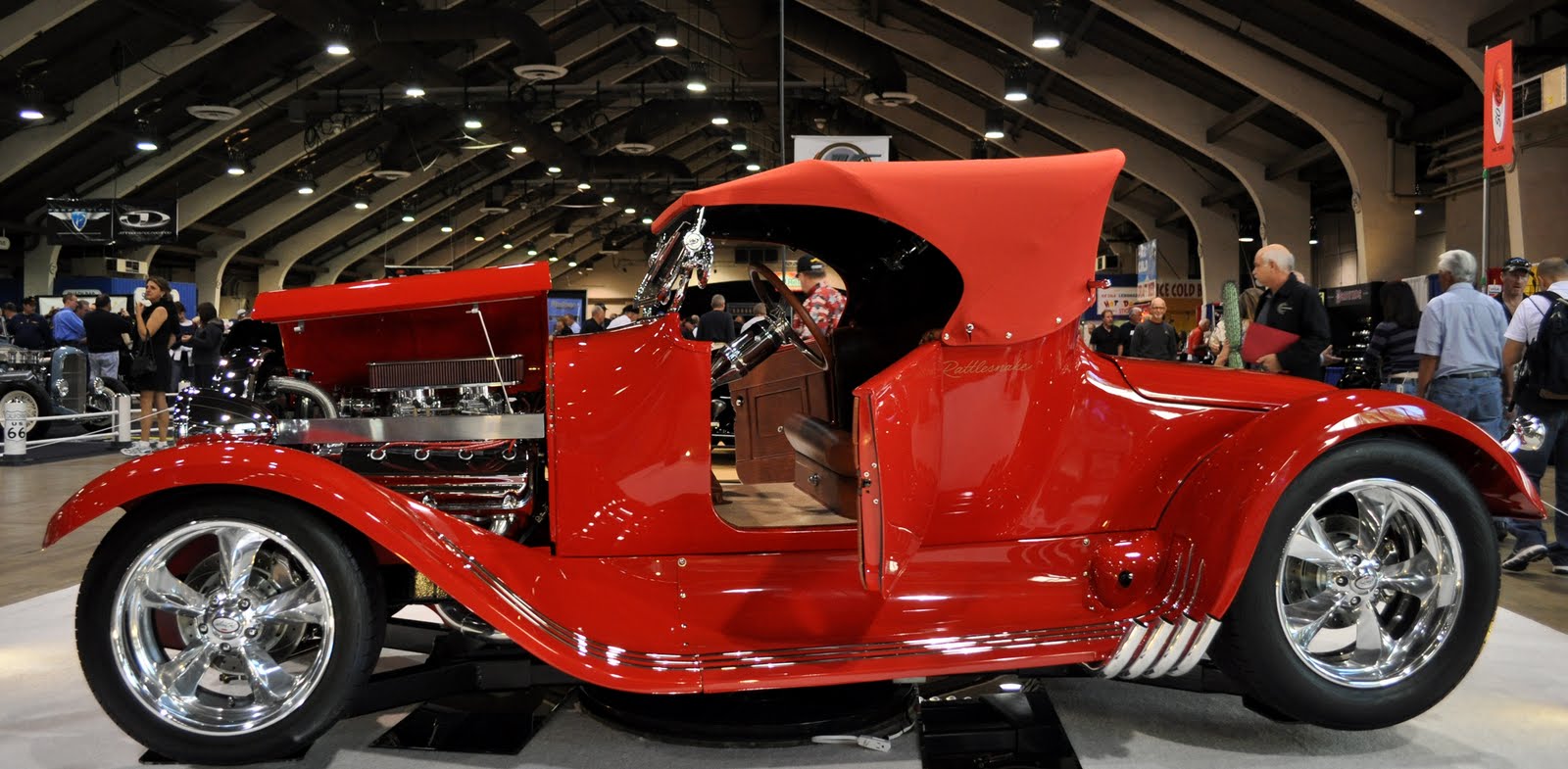Before and after examples at the Grand National Roadster Show