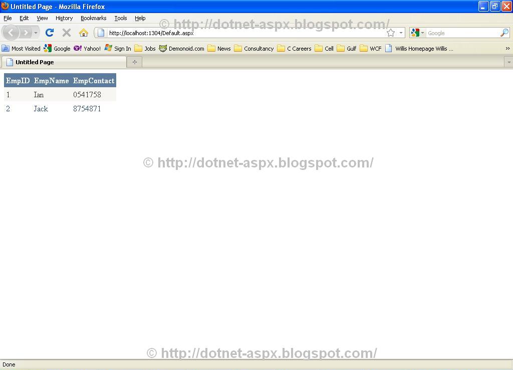 Project CSharp (C) How can I bind Data in GridView?