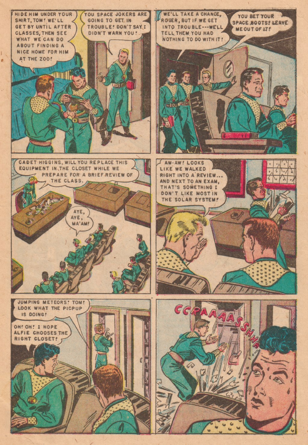 Read online Tom Corbett, Space Cadet comic -  Issue #4 - 9