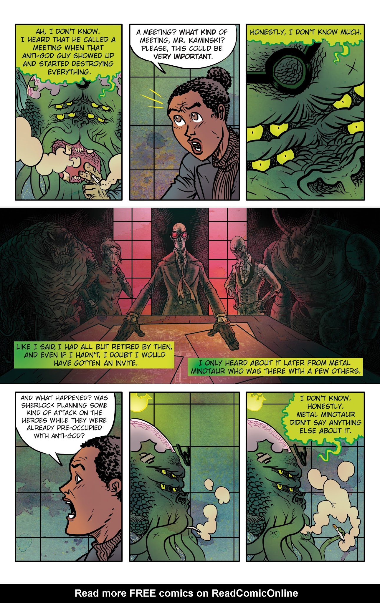 Read online Sherlock Frankenstein and the Legion of Evil comic -  Issue #2 - 16