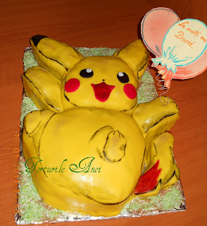 Tort Pikachu/Pikachu cake