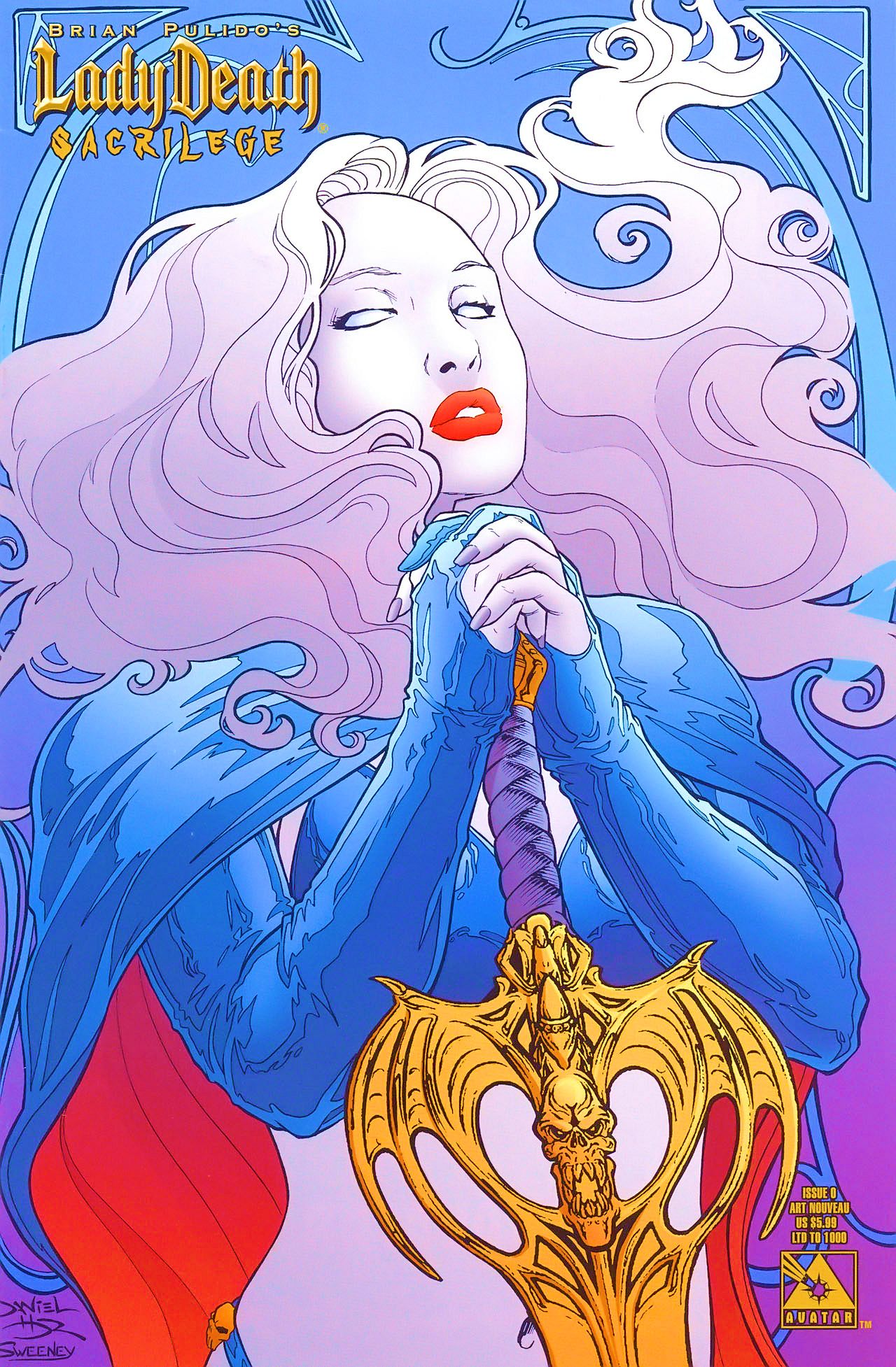 Read online Brian Pulido's Lady Death: Sacrilege comic -  Issue #0 - 1