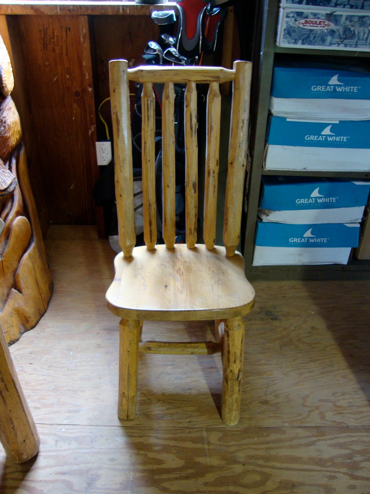 Log Furniture For Sale Log Pole Chair 175