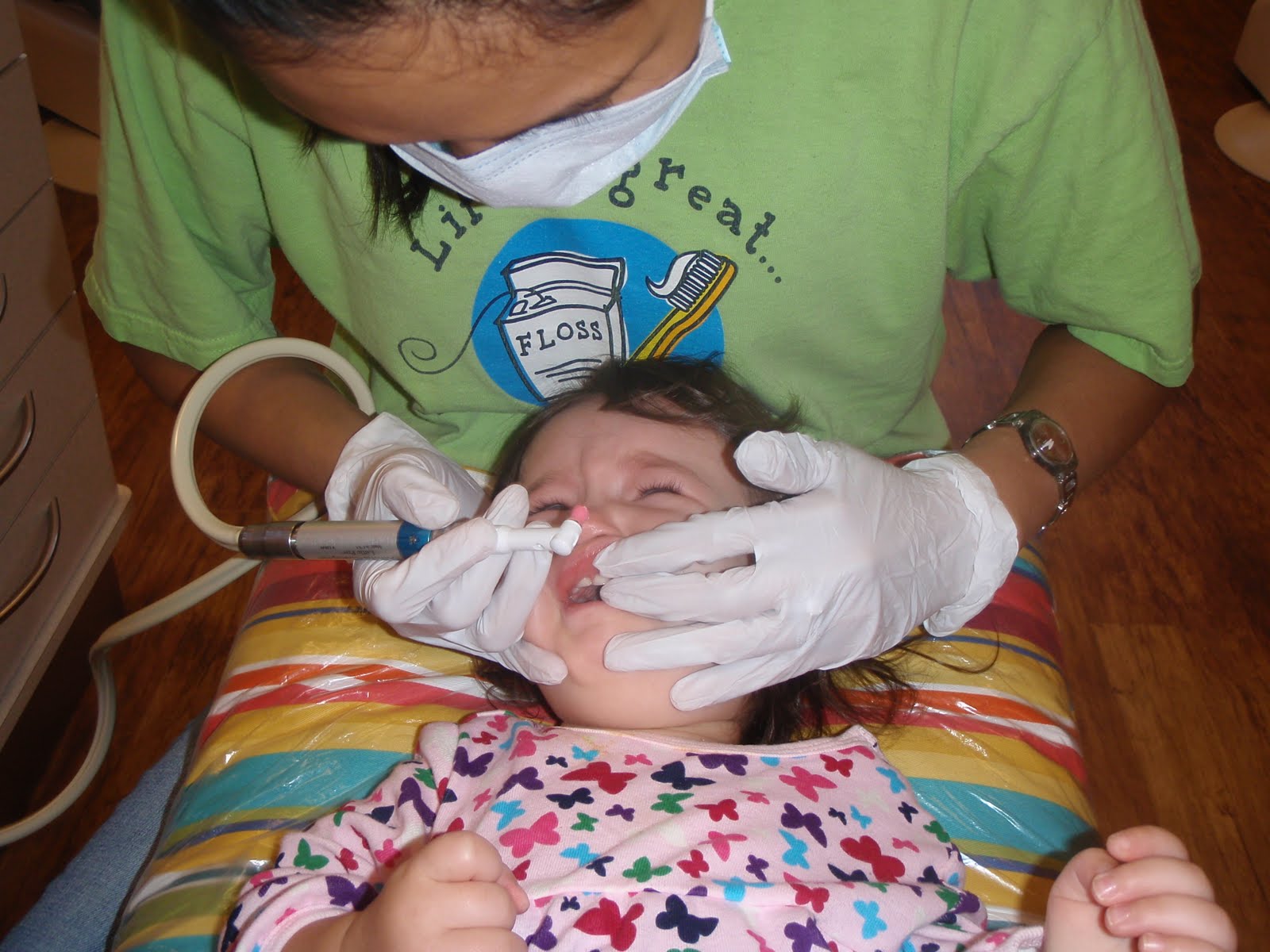 robinson bloggity blog Ava's First Dentist Appointment